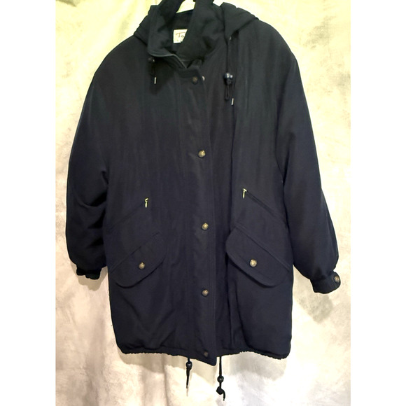 Rare Talbots Men’s Duck Down Parka Chore XL/XXL Long Fit Quilted 48x34x29 - Picture 7 of 14